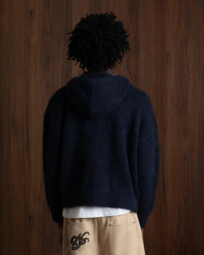 Alpachino Zip-Up Knit Navy