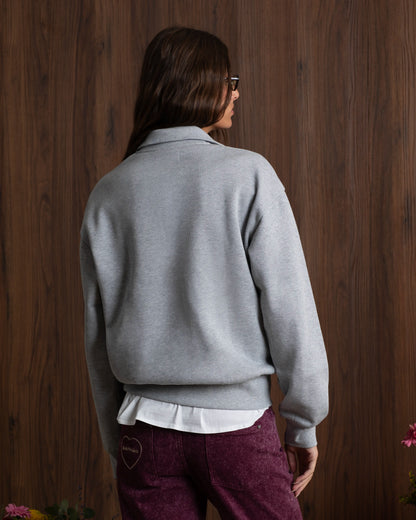 Cutie Heart Half-Zip