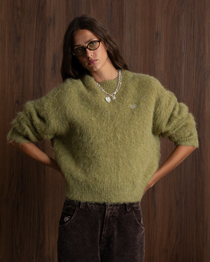 Alpaca Knit Green