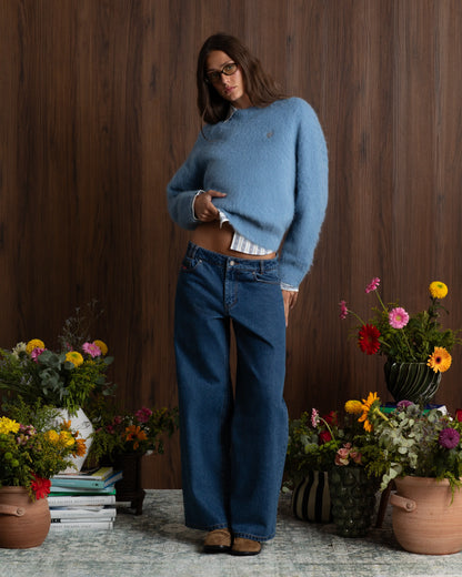 Alpaca Knit Blue