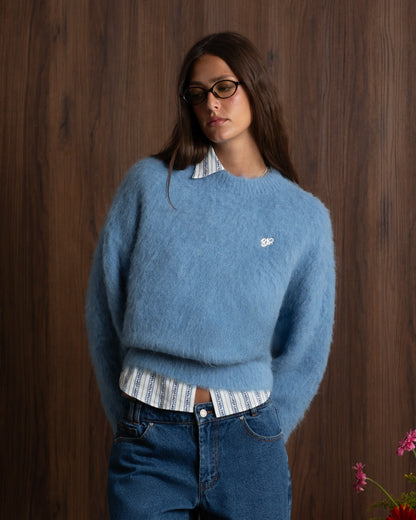 Alpaca Knit Blue