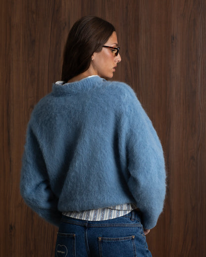Alpaca Knit Blue