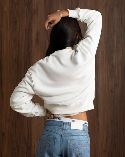 Loop Sweatshirt Marshmallow