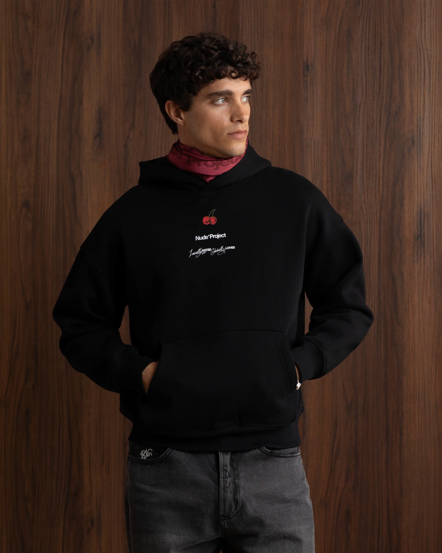Nude Tour Hoodie Dark Grey