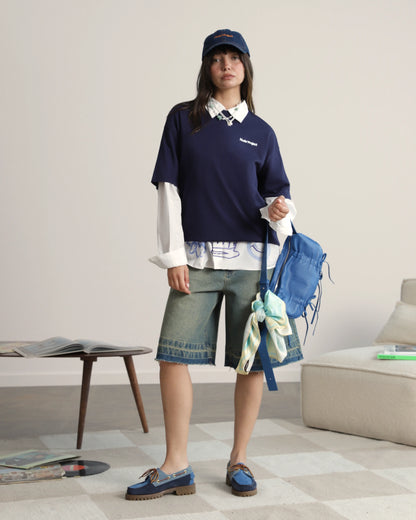 Yate Tee Navy