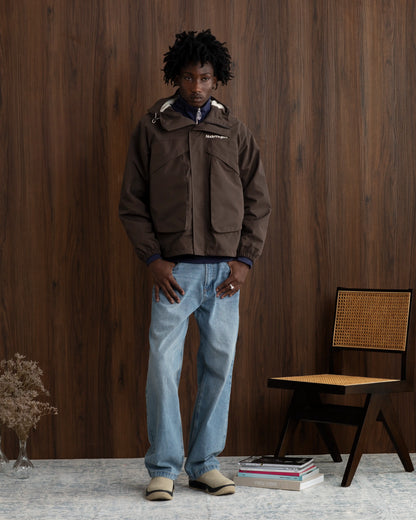 Milestones Windbreaker Jacket Brown