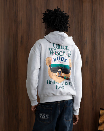 Hot Hoodie Grey Melange