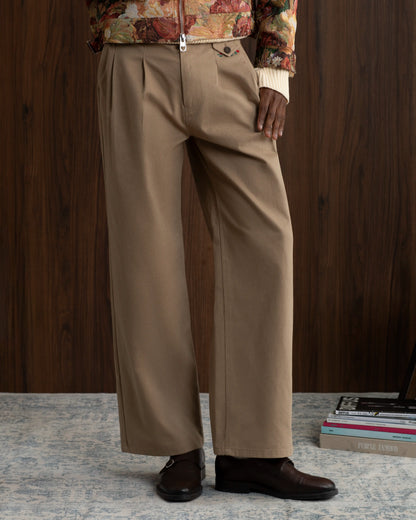 Vinyl Chino Pants Beige