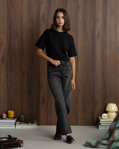 Basic Tee Black 3xPack