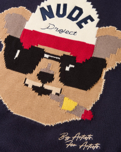 Teddy Knit Blue