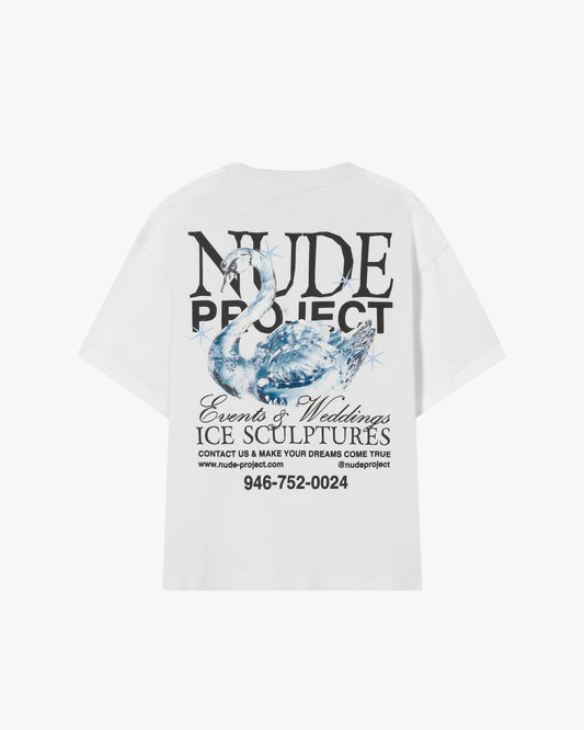 Sculpture Tee White