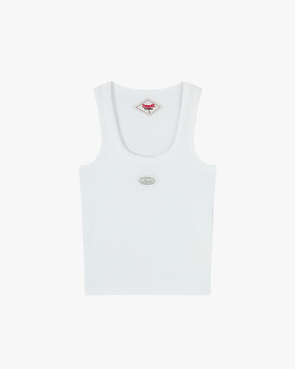 Sophisticated Pleasure Tank Top White