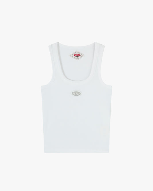 Sophisticated Pleasure Tank Top White