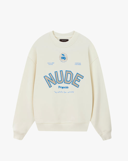 Varsity Sweatshirt Marshmallow