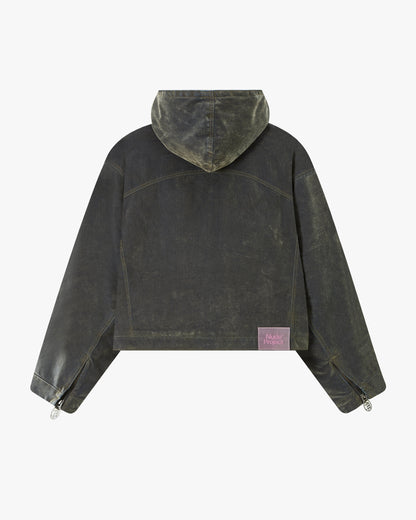 Velvet Denim Worker Jacket