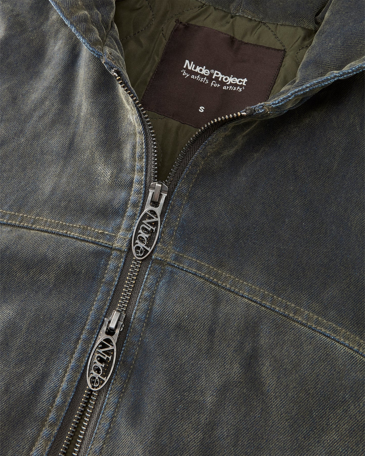 Velvet Denim Worker Jacket